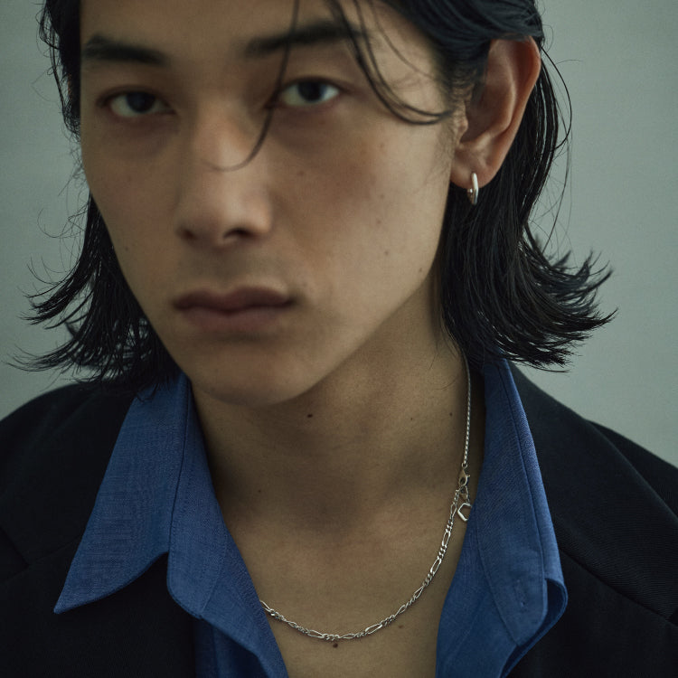 シェードコンビチェーンネックレス SV