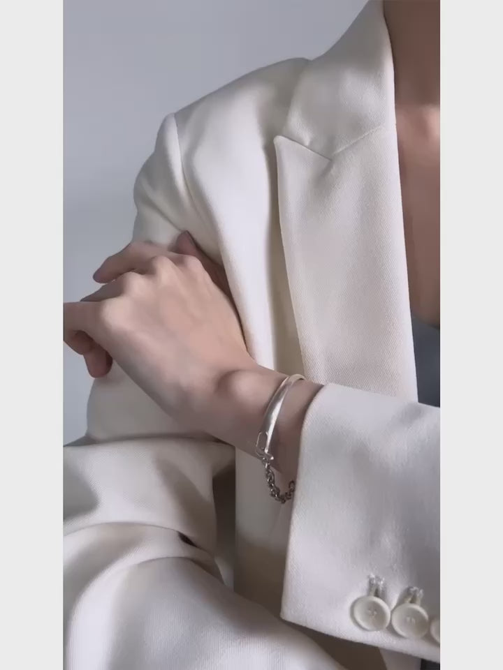 カフチェーンブレスレット SV-S-