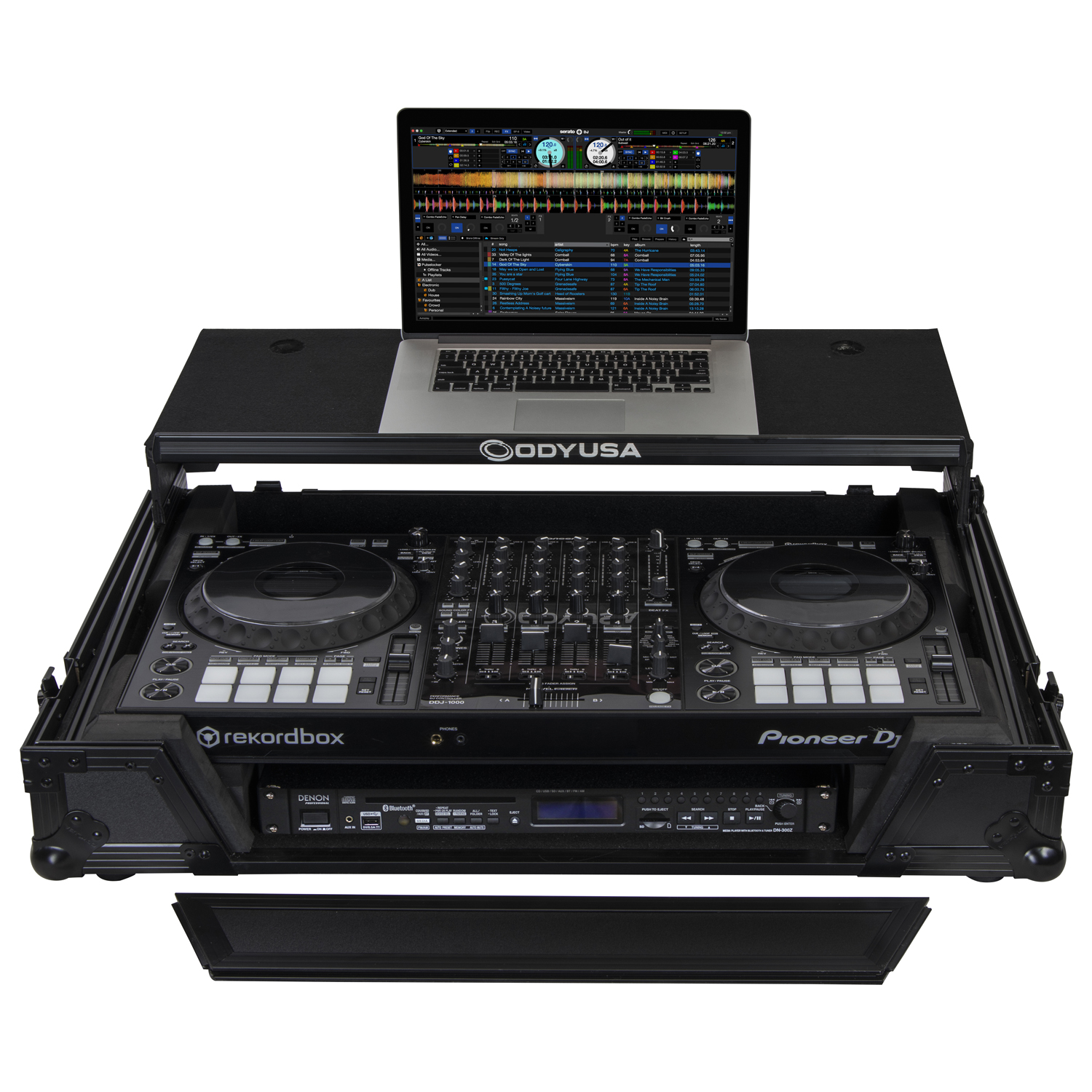 Pioneer DDJ-1000/DDJ-1000SRT Case with Glide Platform | Odyssey Gear