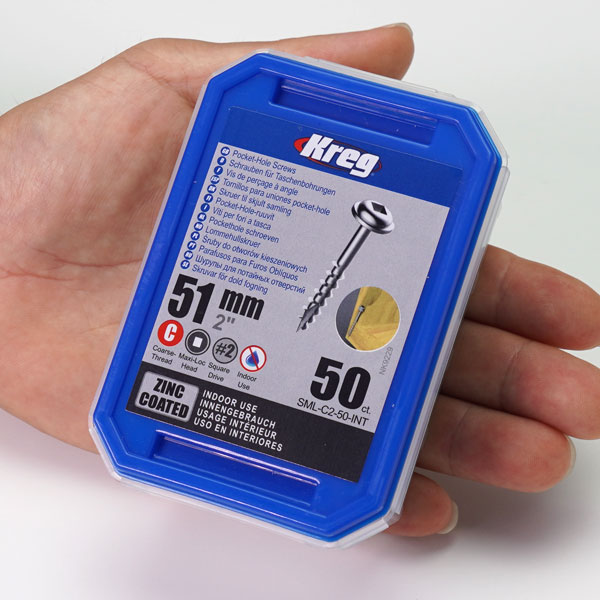 Kreg ポケットホールスクリュー 51mm 粗目 (50本入) | つくる人を