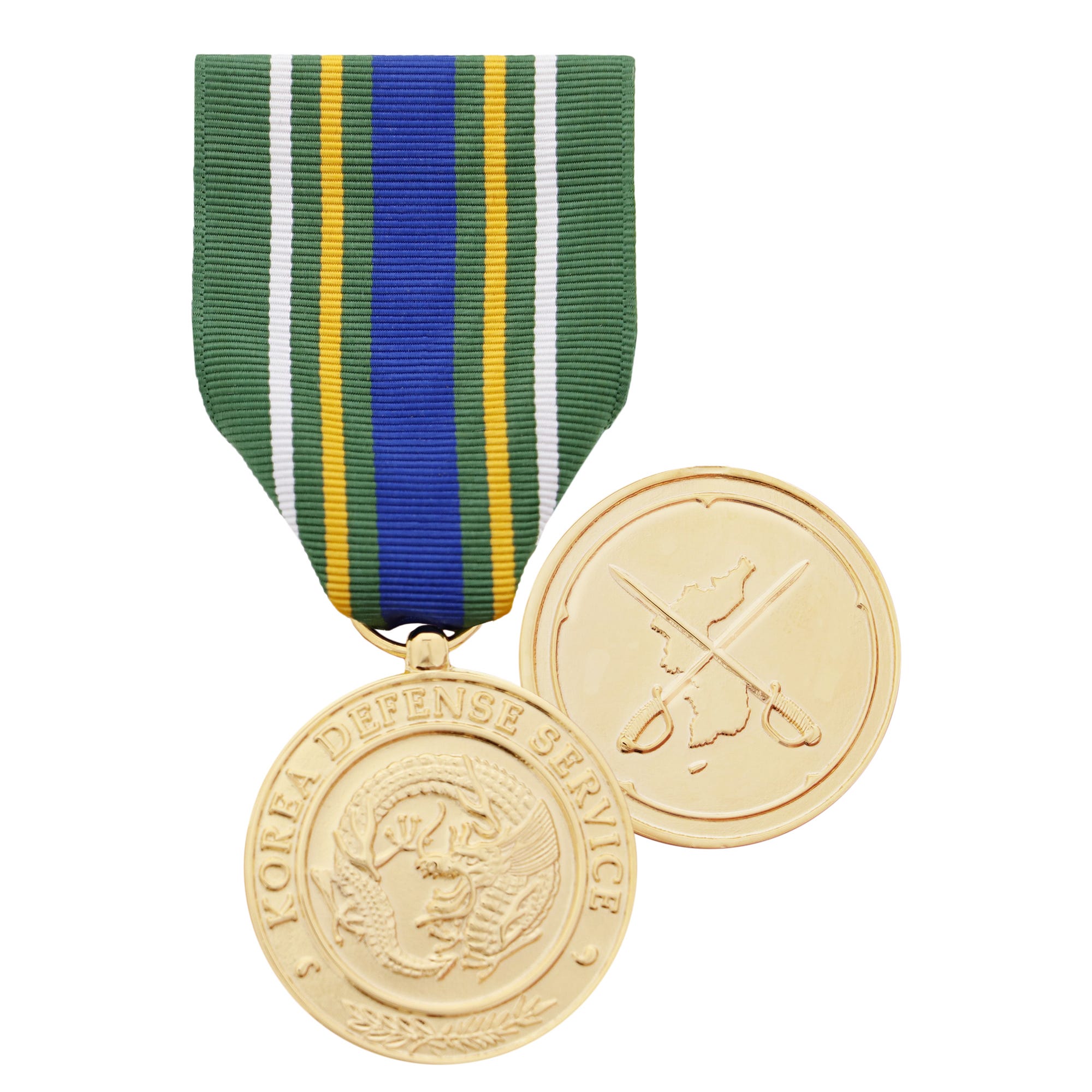 Korean Defense Service Medal - Anodized - Insignia of the Corps