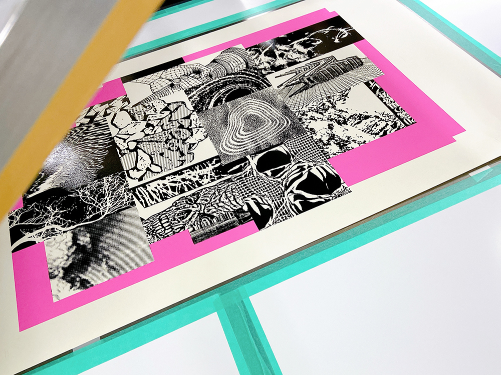 コムデギャルソン シルクスクリーン 藤原ヒロシ fragment ポスター