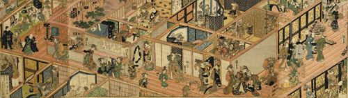 五渡亭国貞 / 吉原遊郭娼家之図 | 大屋書房 江戸時代の専門店 東京神田