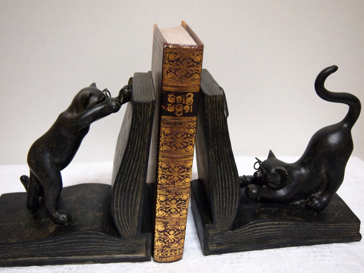 誠和貿易「猫ブックエンド」