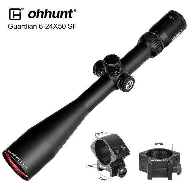 ohhunt® 6-24X50 SF 長距離狩猟用ライフルスコープ