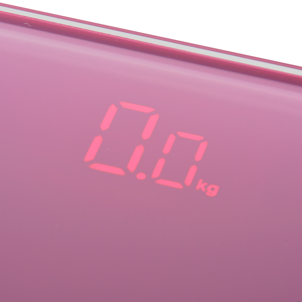 デジタル体重計 ピンク [品番]08-1183｜株式会社オーム電機