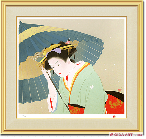 上村松園 雪 | 絵画など美術品の販売と買取 | 東京・銀座 おいだ美術