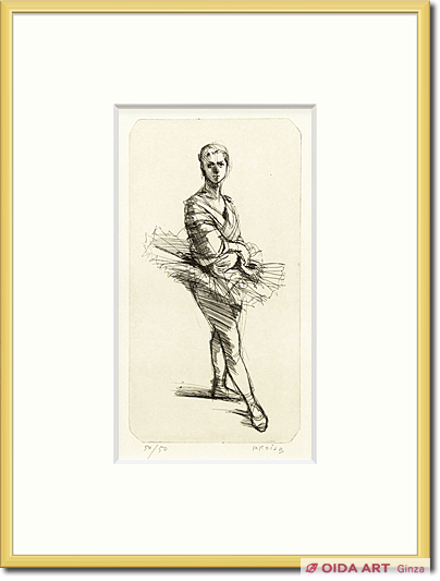 小磯良平 バレリーナ | 絵画など美術品の販売と買取 | 東京・銀座 おい