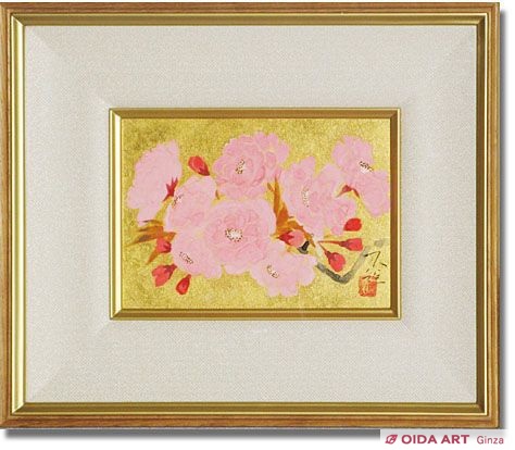 秋野不矩 八重桜 | 絵画など美術品の販売と買取 | 東京・銀座 おいだ美術