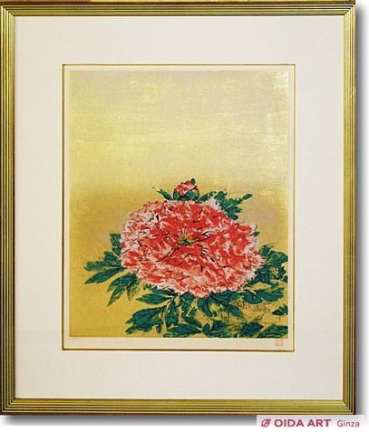 前田青邨 牡丹 | 絵画など美術品の販売と買取 | 東京・銀座 おいだ美術