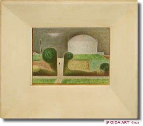 牛島憲之 水槽のある丘 | 絵画など美術品の販売と買取 | 東京・銀座