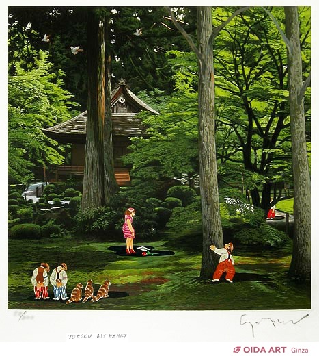 ヒロヤマガタ 日本のエッセンス 三千院 | 絵画など美術品の販売と買取