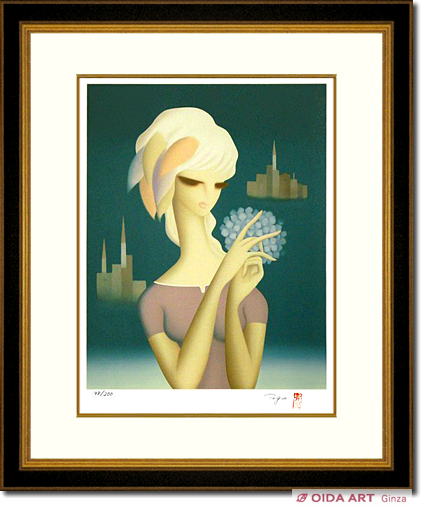 東郷青児 花束 | 絵画など美術品の販売と買取 | 東京・銀座 おいだ美術