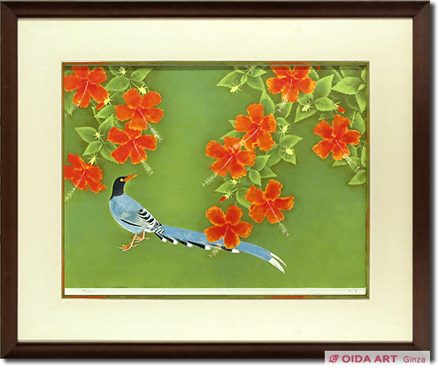 上村松篁 花鳥 | 絵画など美術品の販売と買取 | 東京・銀座 おいだ美術