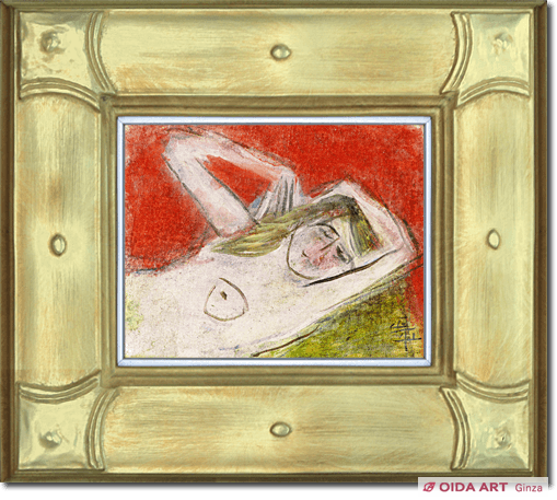 松田正平 裸婦(パリ) | 絵画など美術品の販売と買取 | 東京・銀座 おい