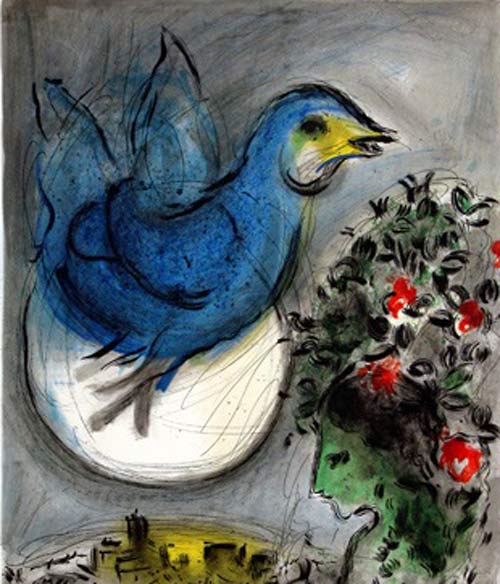 シャガール 青い鳥 | 絵画など美術品の販売と買取 | 東京・銀座 おいだ美術