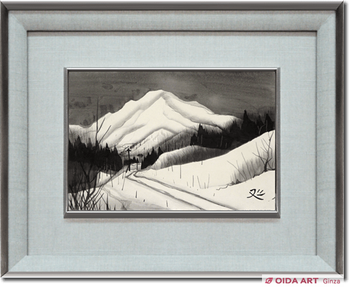 加山又造 雪景 | 絵画など美術品の販売と買取 | 東京・銀座 おいだ美術