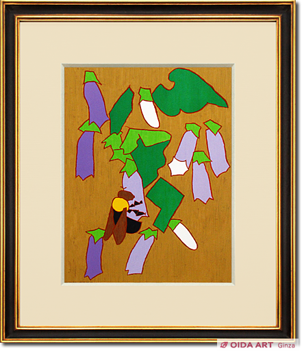 熊谷守一 熊蜂とほたるぶくろ | 絵画など美術品の販売と買取 | 東京