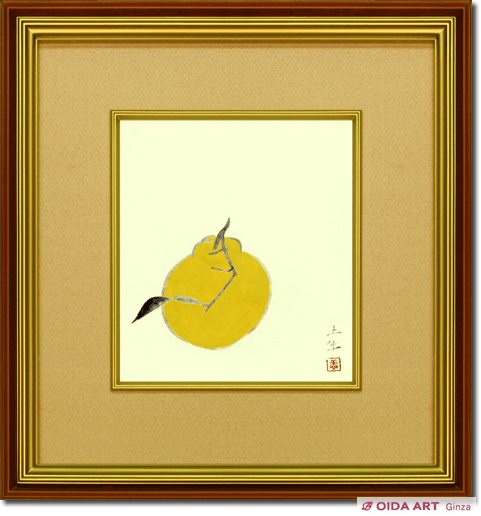 絵画 奥村土牛 蜜柑 みかん ミカン 鶯 うぐいす ウグイス 鳥