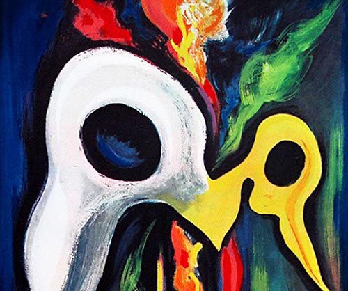 岡本太郎 エクセホモ | 絵画など美術品の販売と買取 | 東京・銀座 おい