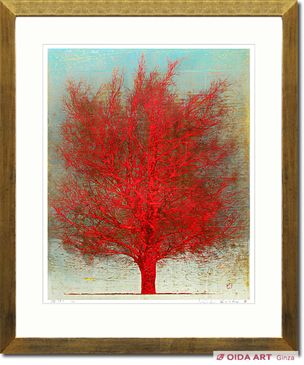 星襄一 樹（赤） | 絵画など美術品の販売と買取 | 東京・銀座 おいだ美術