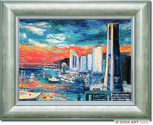 鈴木マサハル みなとみらい風景 | 絵画など美術品の販売と買取 | 東京