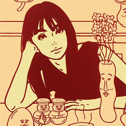 KYNE(キネ) KYNE×NONCHELEEE「Untitled」（2023/ベージュ） | 絵画など