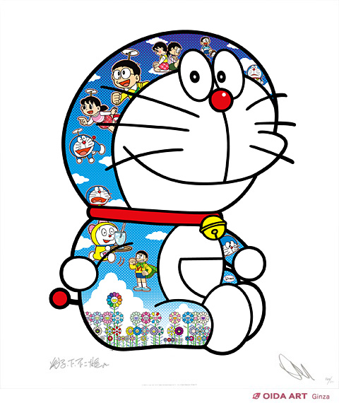 村上隆 おすわりドラえもん「青空の下のきもちの良い日」 | 絵画など
