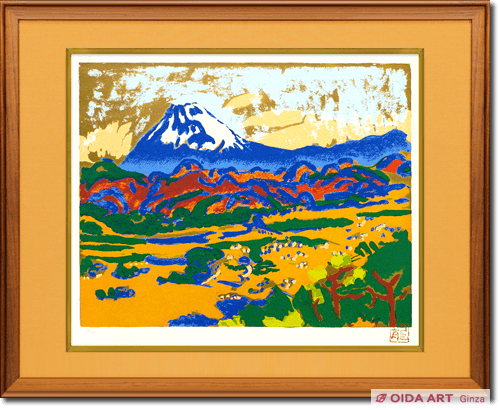 梅原龍三郎 大仁富士 | 絵画など美術品の販売と買取 | 東京・銀座 おい