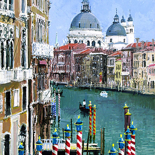 小田切訓 大運河 | 絵画など美術品の販売と買取 | 東京・銀座 おいだ美術