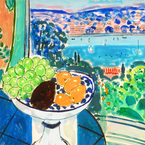 坂口紀良 コートダジュールの窓辺 | 絵画など美術品の販売と買取