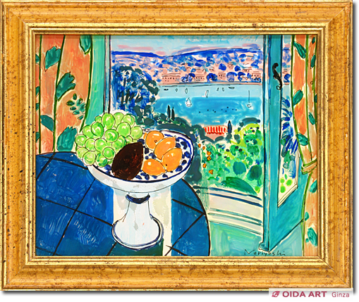 坂口紀良 コートダジュールの窓辺 | 絵画など美術品の販売と買取