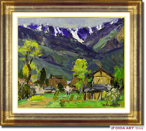 楢原健三 梅雨の頃 | 絵画など美術品の販売と買取 | 東京・銀座 おいだ美術