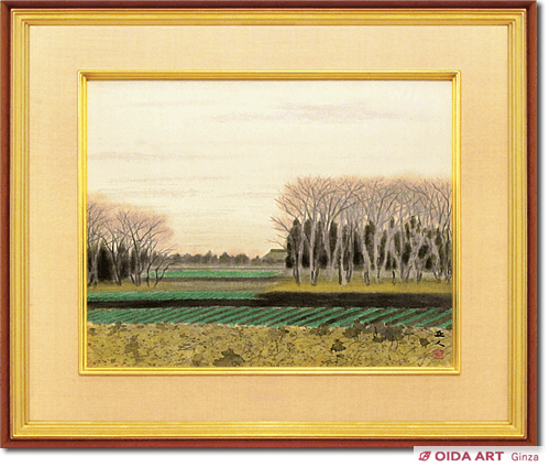 山本丘人 初冬 | 絵画など美術品の販売と買取 | 東京・銀座 おいだ美術