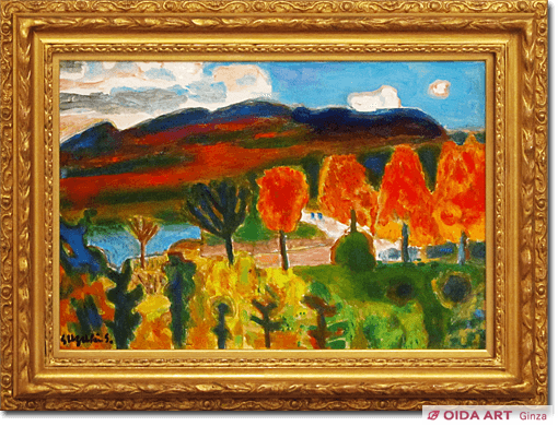 鈴木信太郎 秋晴れ | 絵画など美術品の販売と買取 | 東京・銀座 おいだ美術