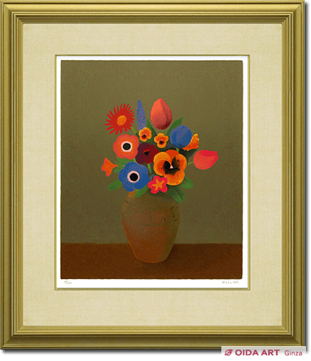 小杉小二郎 野の花 | 絵画など美術品の販売と買取 | 東京・銀座 おいだ美術