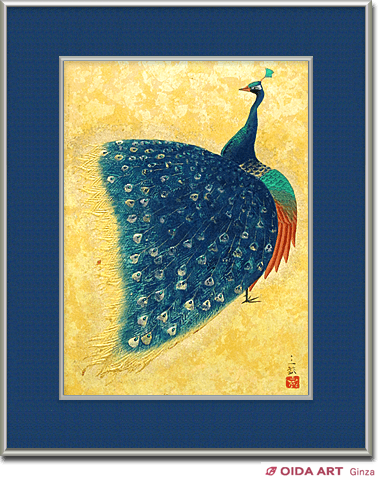 児玉三鈴 孔雀 | 絵画など美術品の販売と買取 | 東京・銀座 おいだ美術