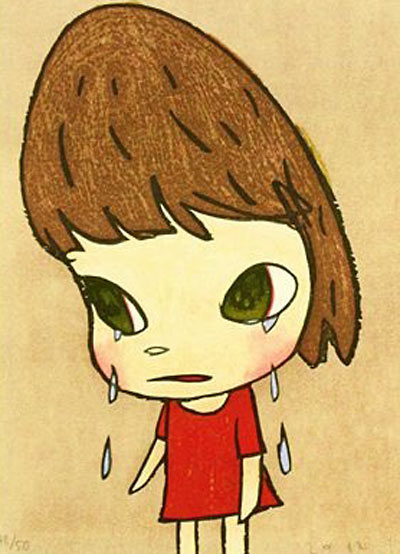 奈良美智 Don't cry | 絵画など美術品の販売と買取 | 東京・銀座 おい