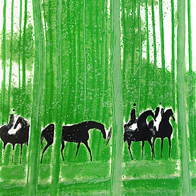 ブラジリエ 春の緑 | 絵画など美術品の販売と買取 | 東京・銀座 おいだ美術