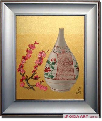 小倉遊亀 古九谷と紅梅 | 絵画など美術品の販売と買取 | 東京・銀座