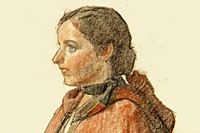 小磯良平 フランス人形 | 絵画など美術品の販売と買取 | 東京・銀座