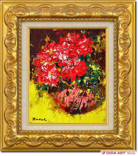 福沢一郎 花 | 絵画など美術品の販売と買取 | 東京・銀座 おいだ美術