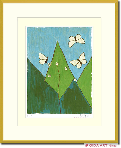 熊谷守一 のりうつぎ(直筆サイン有) | 絵画など美術品の販売と買取