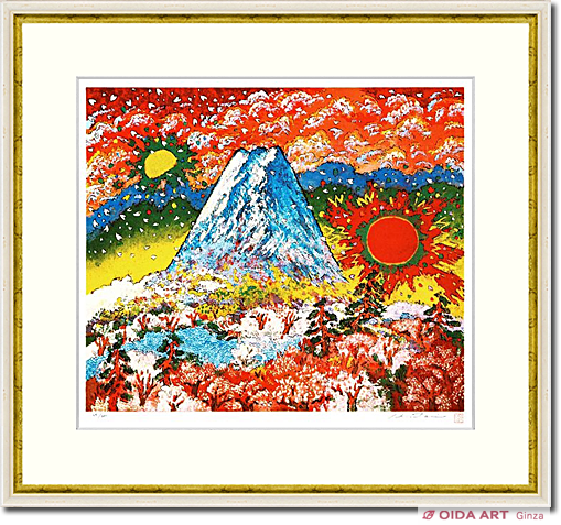 絹谷幸二 日月松桜富嶽 | 絵画など美術品の販売と買取 | 東京・銀座