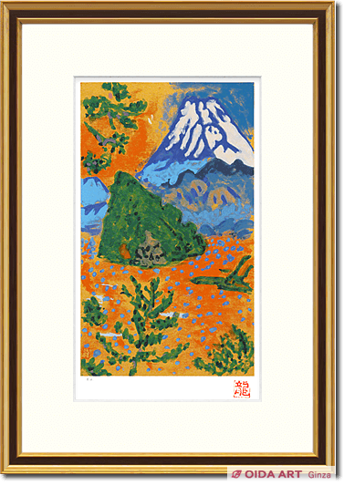 梅原龍三郎 三津浜の富士 | 絵画など美術品の販売と買取 | 東京・銀座