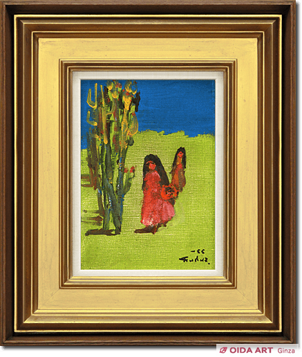 福沢一郎 二人の少女 | 絵画など美術品の販売と買取 | 東京・銀座 おい