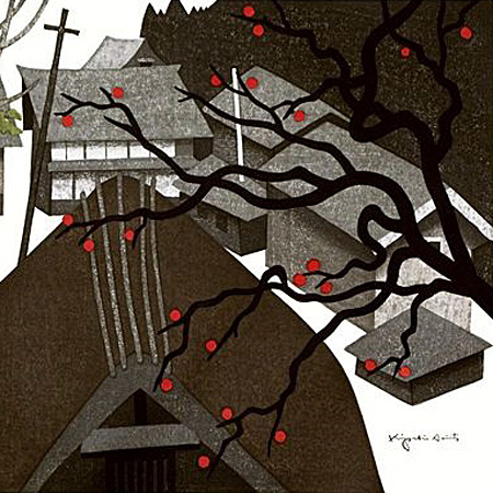 斎藤清 柿の会津(28) | 絵画など美術品の販売と買取 | 東京・銀座 おい