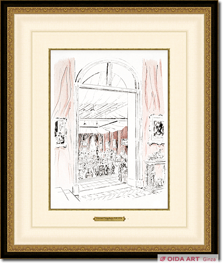 藤田嗣治 魅せられし河『シャルパンティエのオークション』 | 絵画など