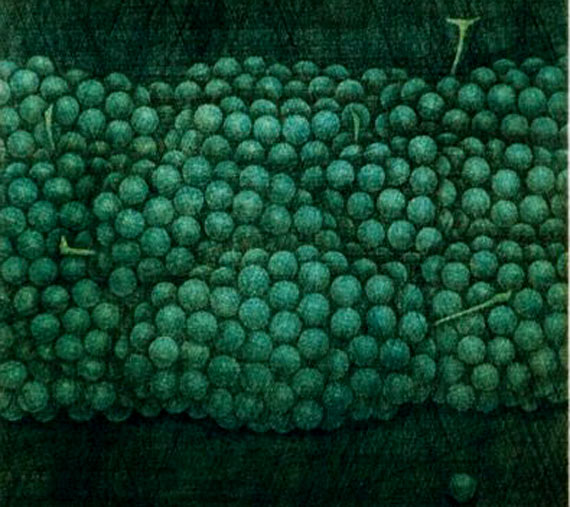 浜口陽三 緑のぶどう | 絵画など美術品の販売と買取 | 東京・銀座 おい