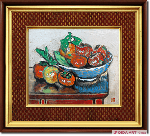 梅原龍三郎 卓上静物 | 絵画など美術品の販売と買取 | 東京・銀座 おい